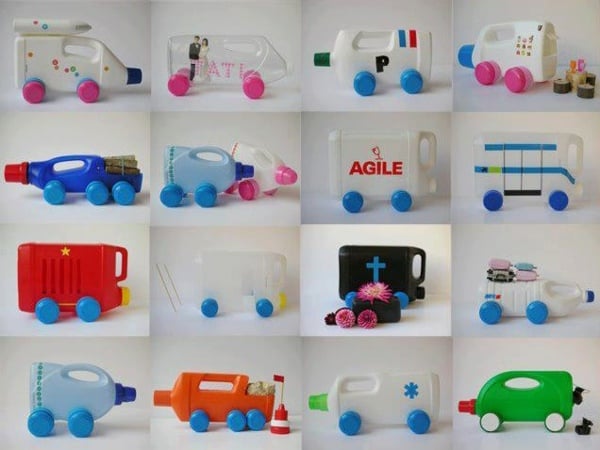 Bastelideen Children toys canister