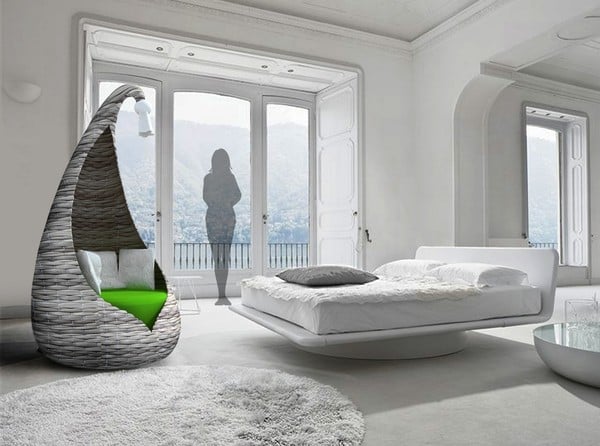  Futuristic armchair design Bedroom furniture 