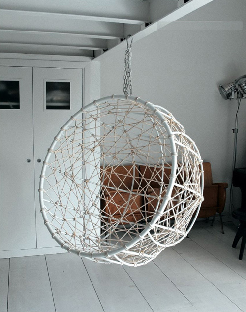 Hanging Chair Design emisphera SELETTI Metal 