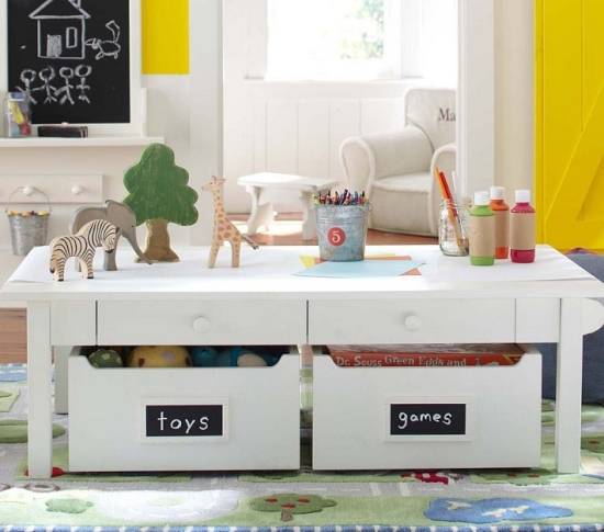  children's order-hold built-in furniture table 