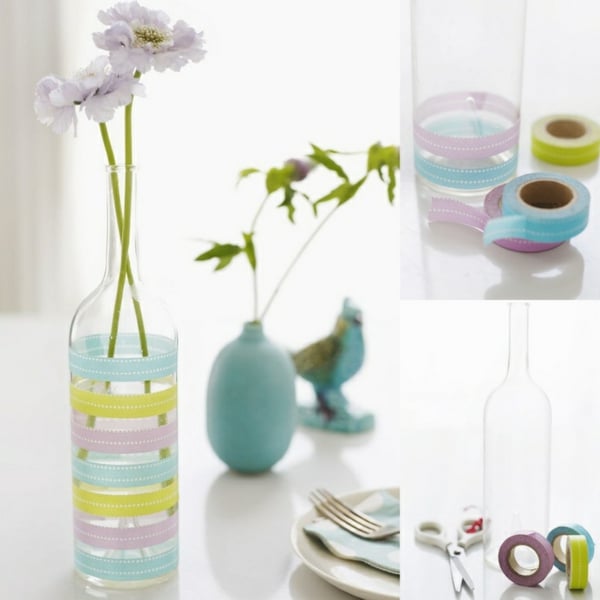 Frühling und Sommer Deko selber machen - 20 originelle Vasen