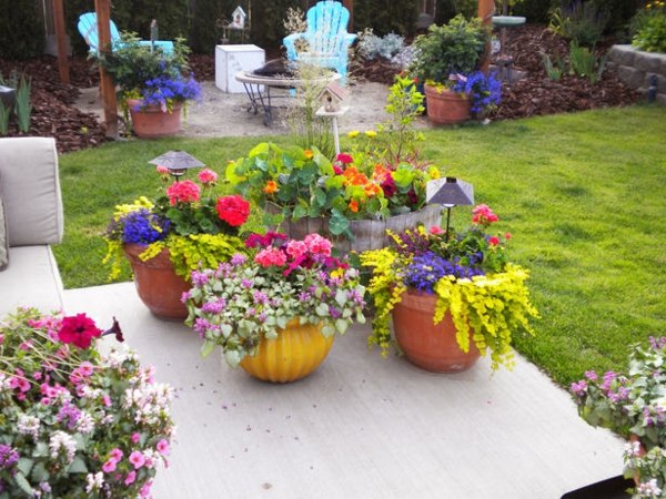 Colorful ceramic flower pots Garden Decoration