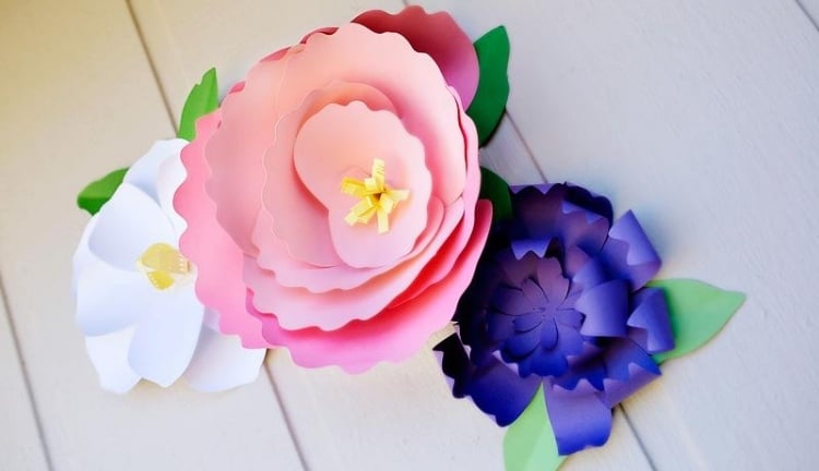 Decorating Ideas-itself-make-paper Flower Garden Party