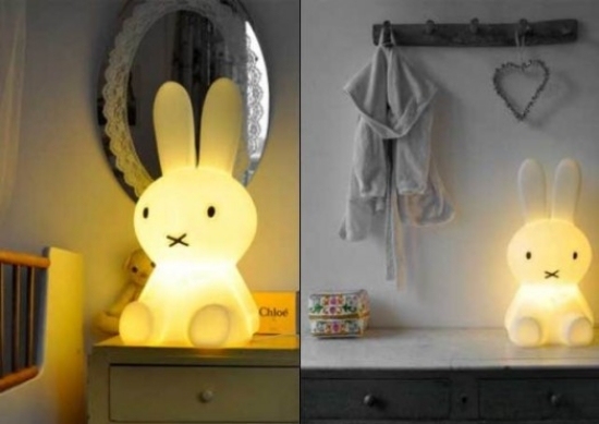hare lamp turned on ideas for designer lamps nursery