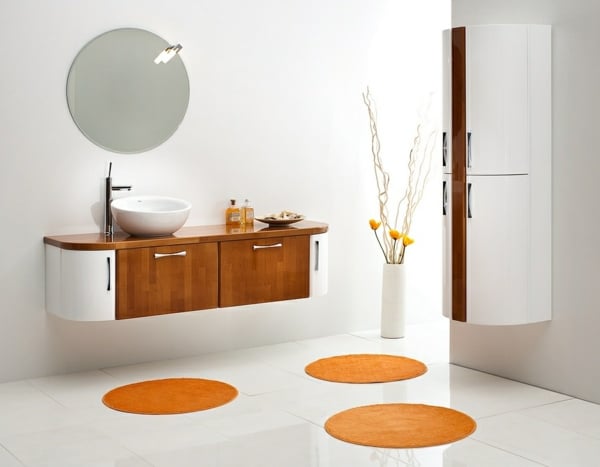 stylish furniture orange accents cabinet