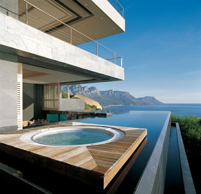 House Terrace Infinity Pool Whirlpool Holiday home Switzerland