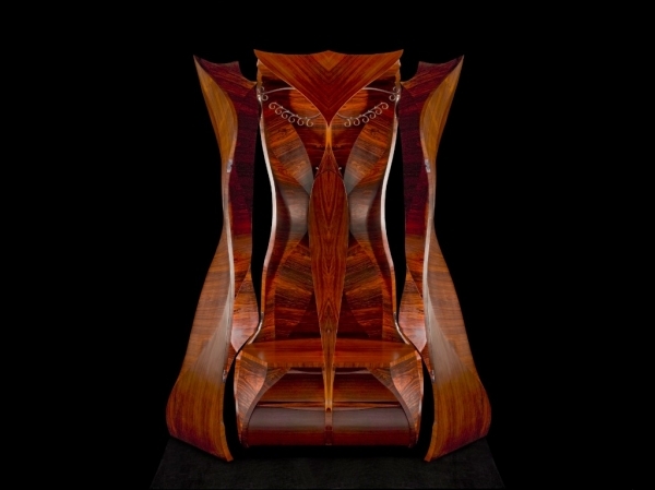 wardrobe dark-wood-grain type Tord Boontje-Design