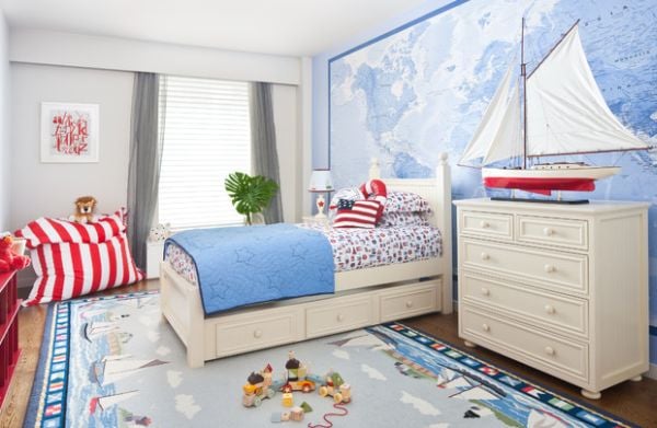 25 coole Ideen für blaues Jugend-und Kinderzimmer für Jungen