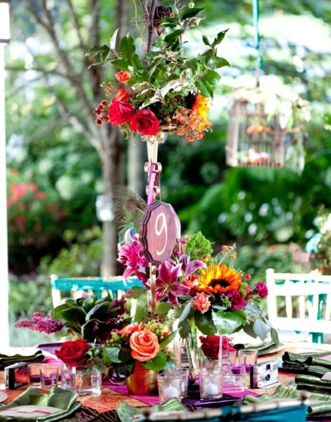 opulent floral arrangements Summer Flowers wedding planning
