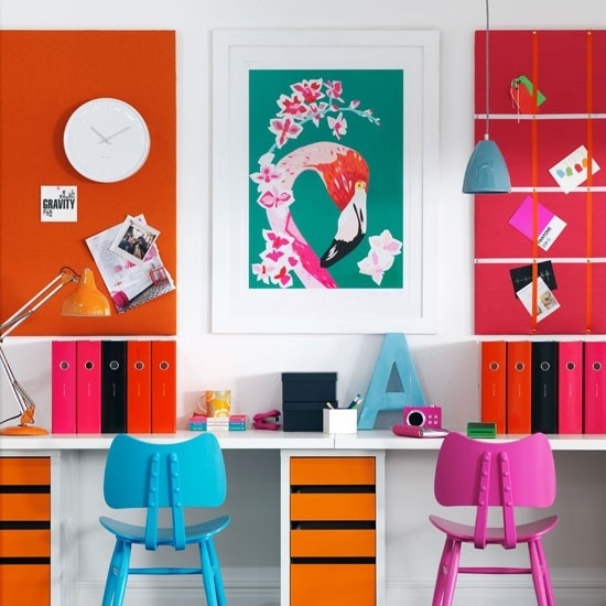  Living Home Office colorful-modern mix 