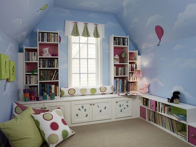 Wohnideen für Kind erzimmer mit bunten Farben