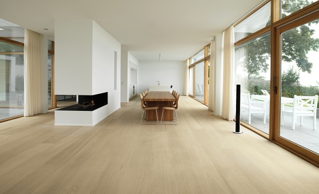 oak flooring minimalist Wooden floor of Dinesen