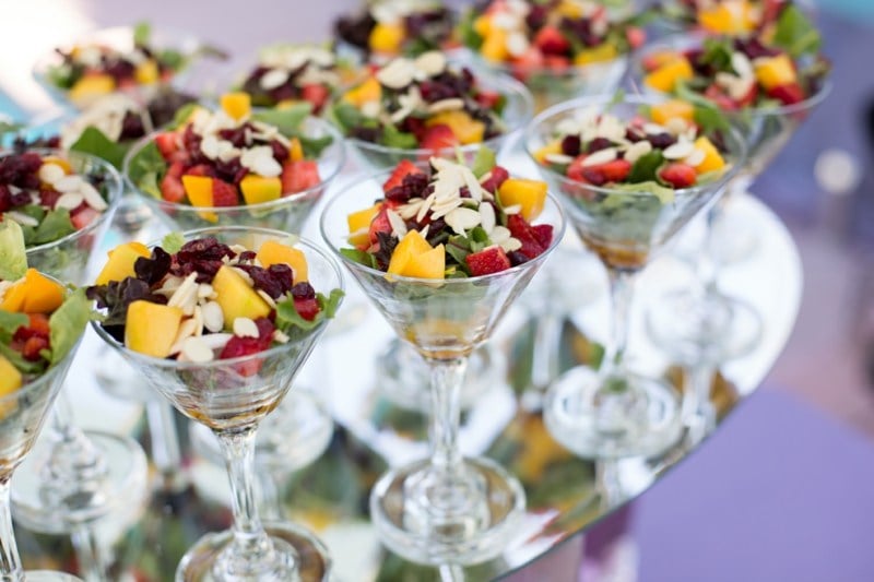 healthy eating for kids birthday cocktail fruit martini glass idea