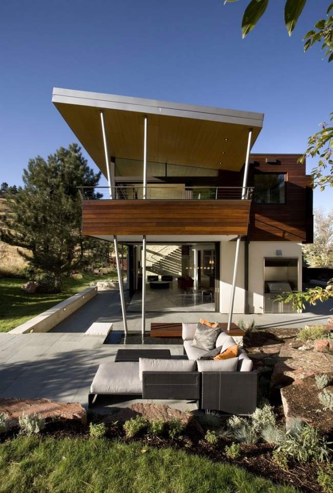design ideas for patios modern sunny house stilts