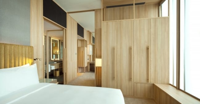 bright hotel design in singapore wood Parkroyal
