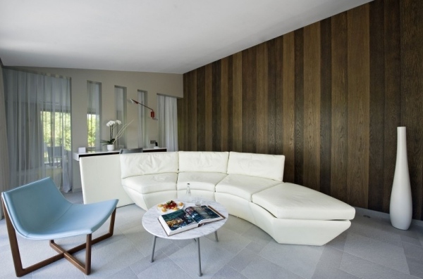  resort Sezz Saint Tropez round sofa Whitewood wall paneling 