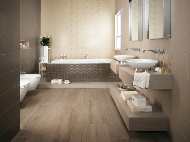 Italian bathroom tiles neutral colors Atlas Concorde