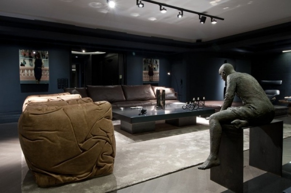  luxury home furnishings designer furniture leather armchair 