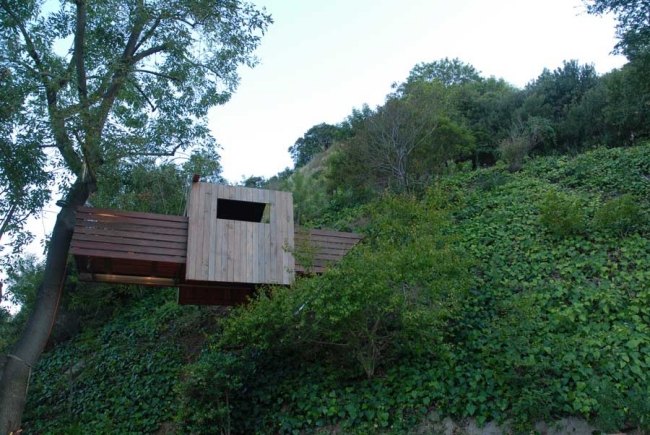  Treehouse build Blum wooden house modern 