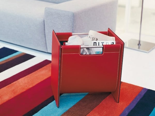 Cattelan Italy Jerry newspaper holder Leather