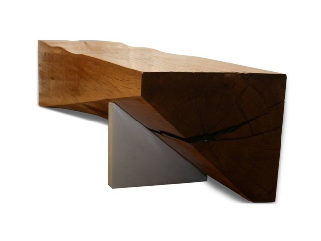 Luxury Bank Brazilian Itaúba wooden bench -Rotsen Furniture 