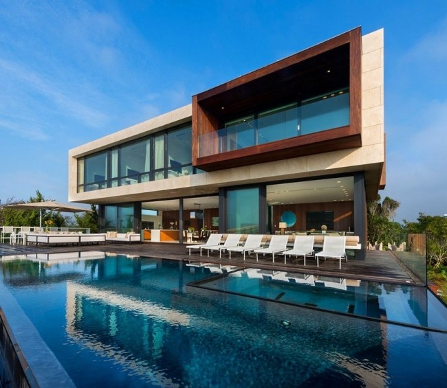 seaside residence Terrace Pool Modern holiday resorts