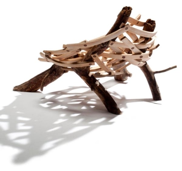 chair Rustic chair design modern-biodegradable