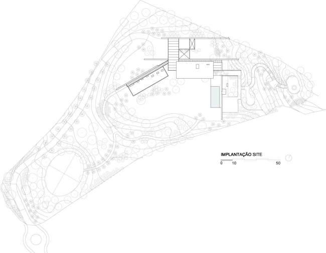  bv house Jacobsen arquitectura site plan 