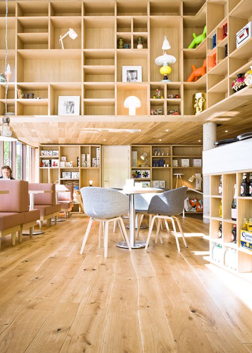  wooden floor Bolefloor solid wood library 