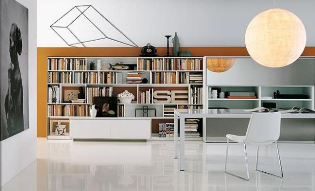  chandelier ball Ideas for modern home library 
