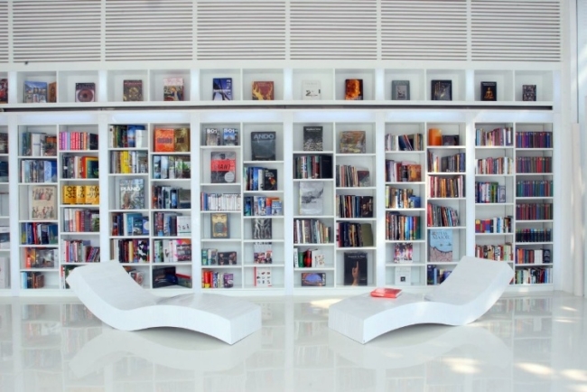 minimalist interior Ideas for modern home library