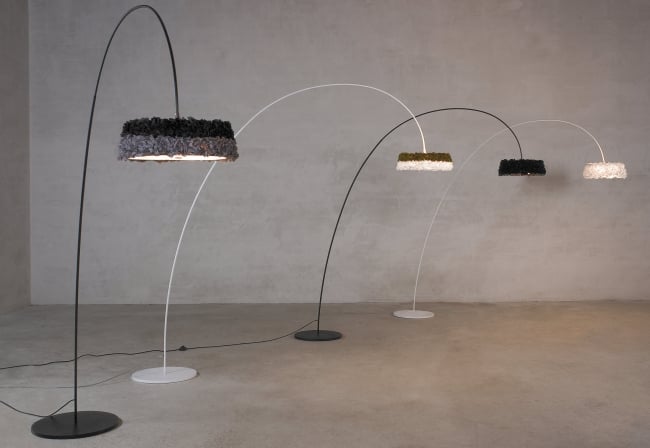 Modern day designer floor lamps and collection of ...
