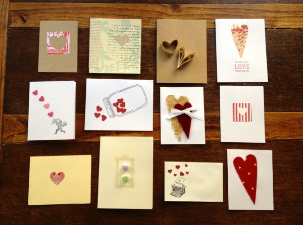 Zum Valentinstag Karten selber basteln bereitet dem Empfänger Freude