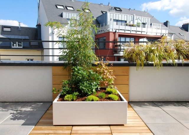 Pflanzkübel aus Faserzement - Ideal für Urban Gardening auf dem Balkon