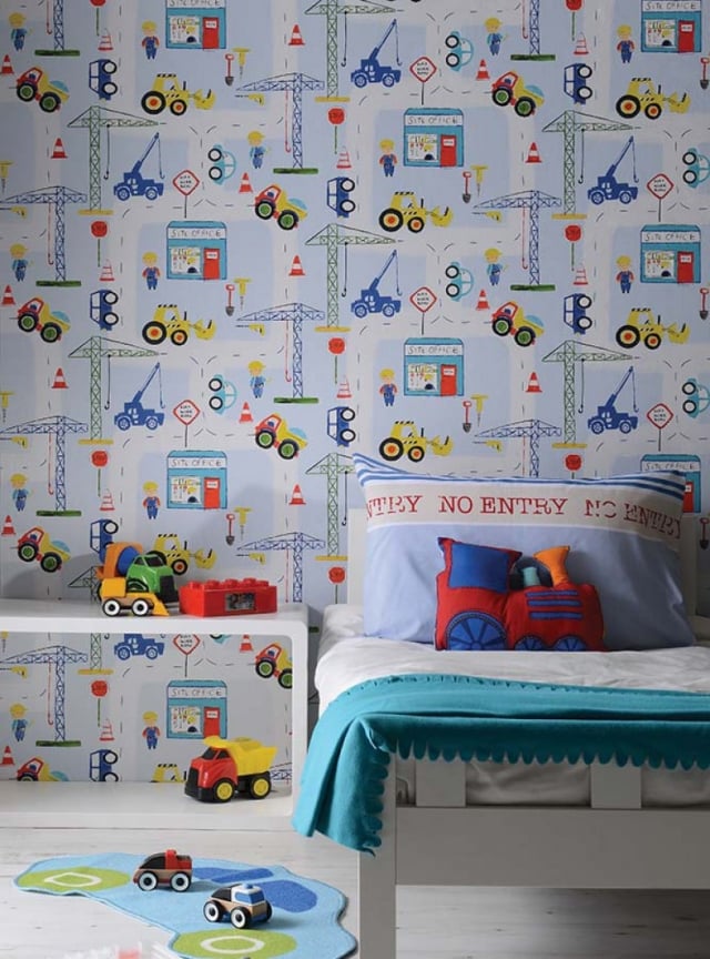 25 Ideen für Kinderzimmer Tapeten - Farbenfrohe Muster und ...