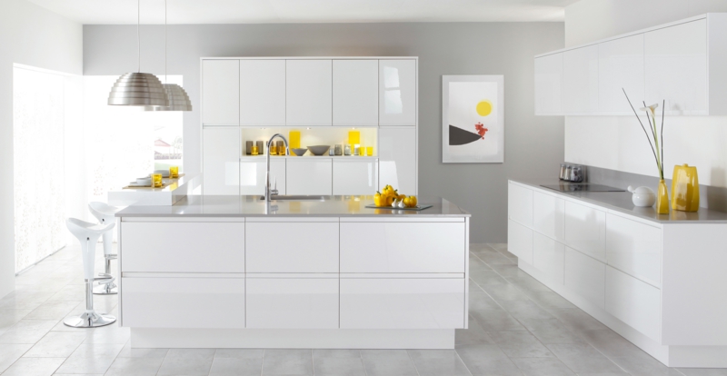 Küche Farben Ideen - 30 Ideen für weiße Küchenmöbel