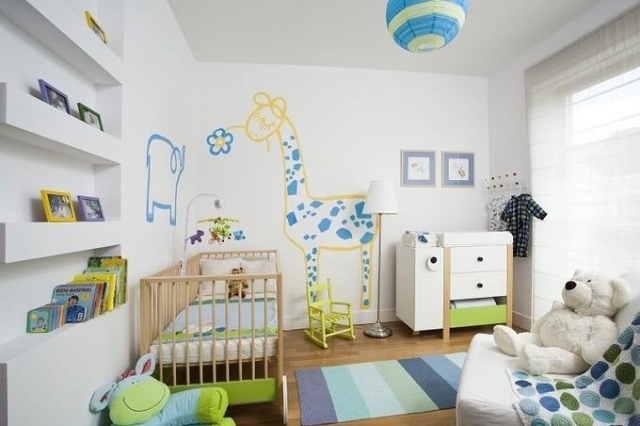 Farb- und Wandgestaltung im Kinderzimmer - 77 tolle Ideen
