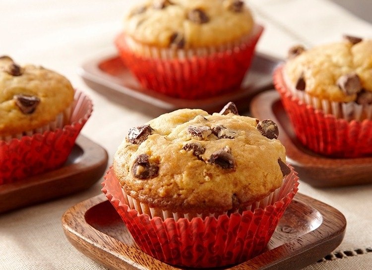 Vanille Muffins mit Schokolade backen - Ein schnelles Rezept