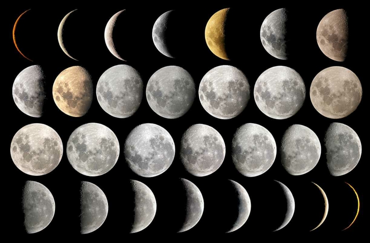 Mondkalender Haare schneiden verschiedene Mondphasen  width=