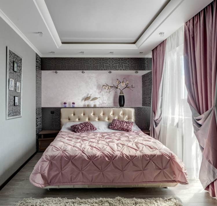 Kamur08: Schlafzimmer Rosa Grau