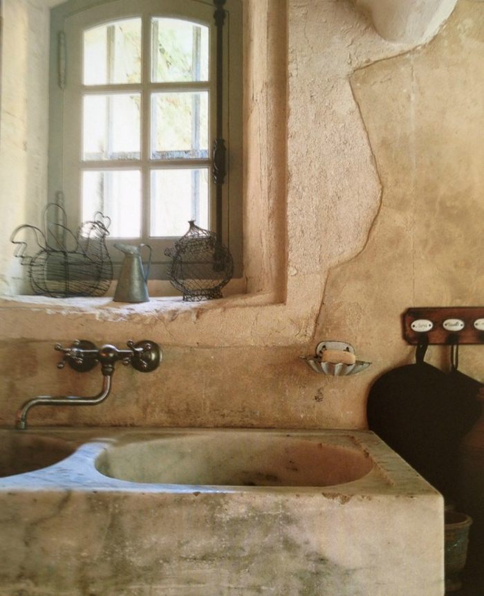 küchen spüle antik rustikal französisch stein