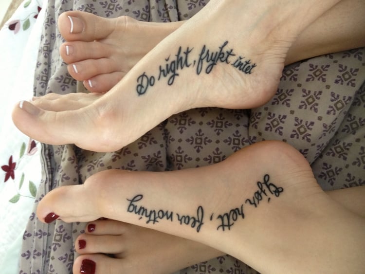 34++ Mutter tochter tattoo spruch , 25 Ideen für Tattoo Schriften, Sprüche und Schriftarten