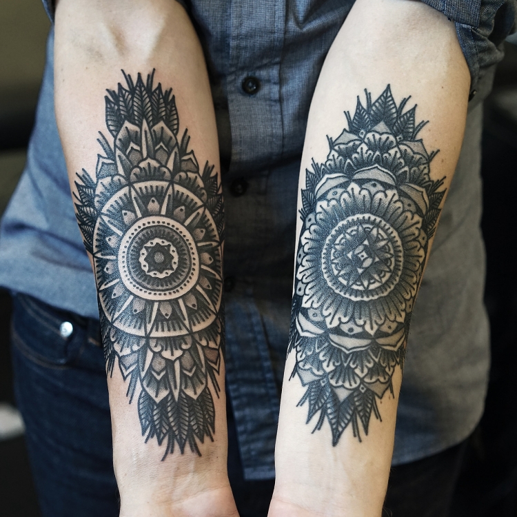tattoo mandala trend Tattoo 27 Frauen und Ideen Unterarm Männer für