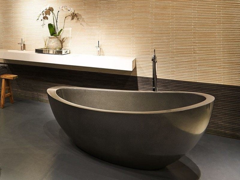 Freistehende Badewanne im Bad - 50 Gestaltungsideen
