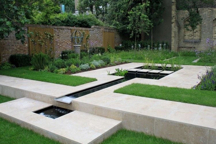 Deko Ideen: Wasser im Garten – 20 Ideen für Gartengestaltung mit Bachlauf