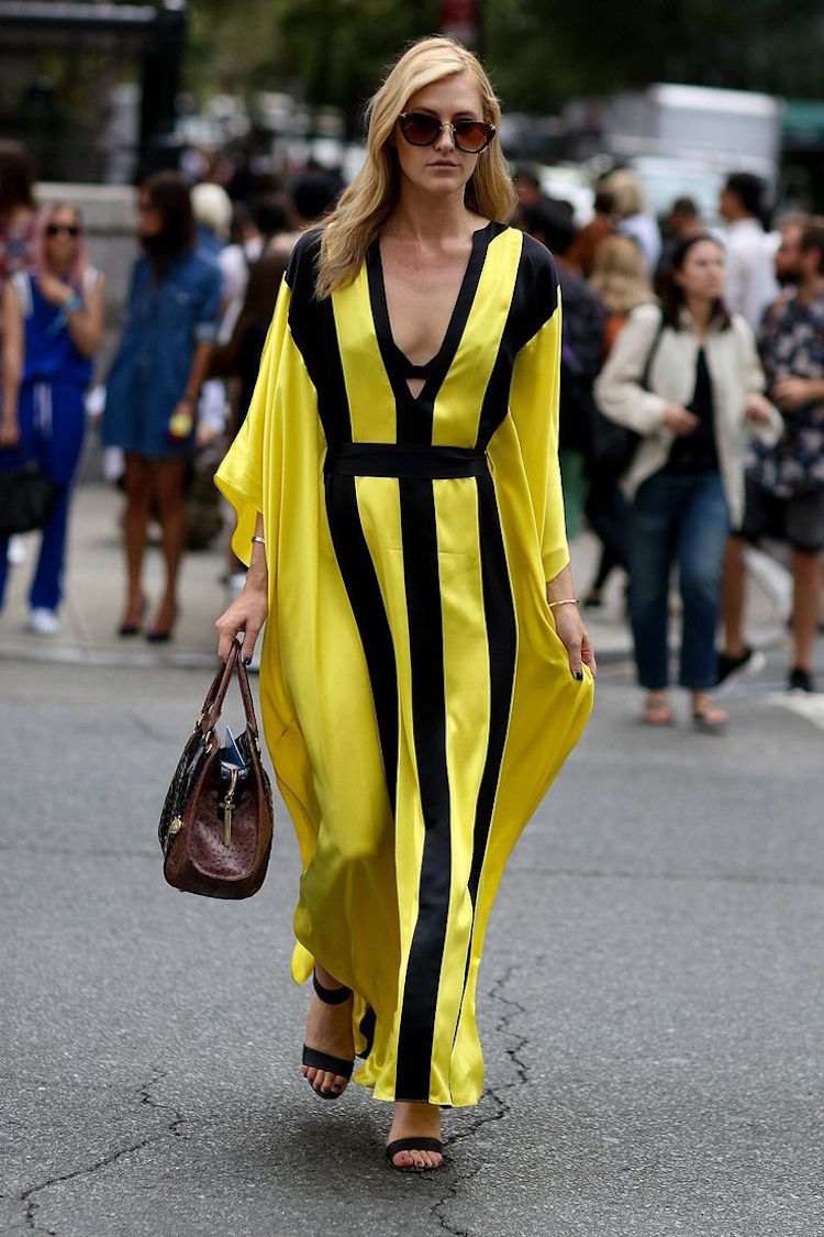 kaftan-mode-outfits-schwarz-gelb-satin-elegant-ny