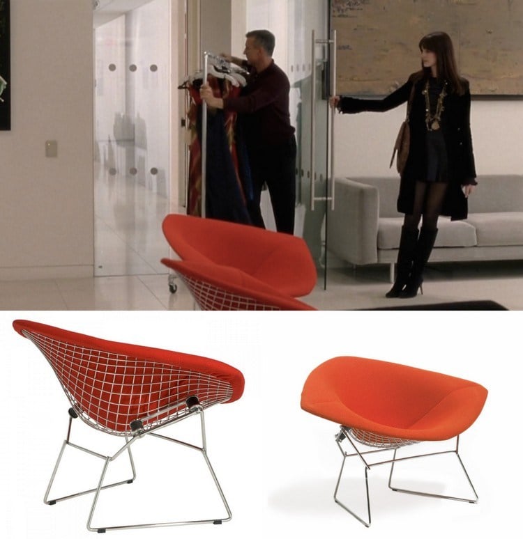 Designklassiker Möbel sitzmöbel-diamond-chair-filigranes-metallgewebe-sitzkissen