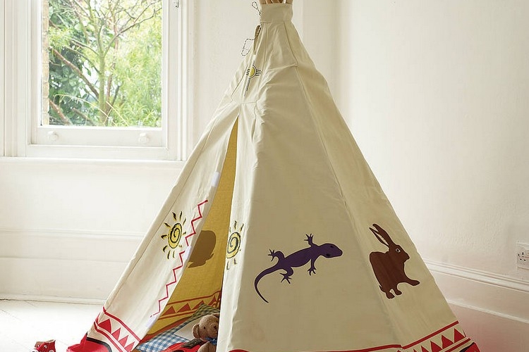 Tipi Zelt Selber Bauen F R Kinder Ideen F Rs Kinderzimmer Anleitung