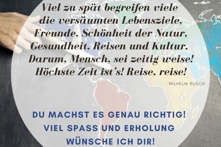 Schönen Urlaub wünschen mit 40 Bildern Sprüchen