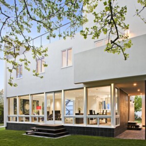modernes Haus im art deco Stil - Fassade